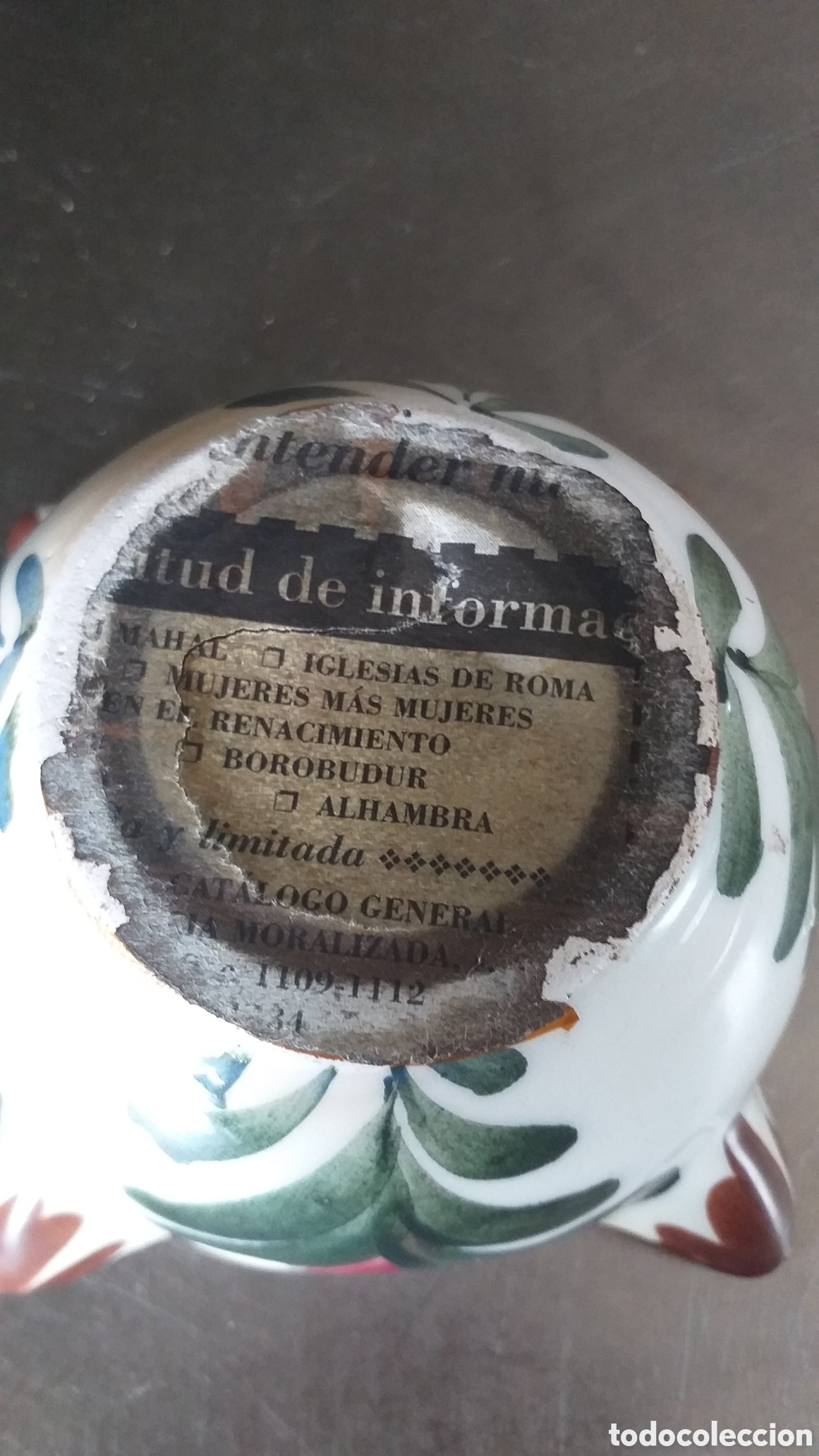 Antig&uuml;edades: Mortero ceramica vintage - Foto 3