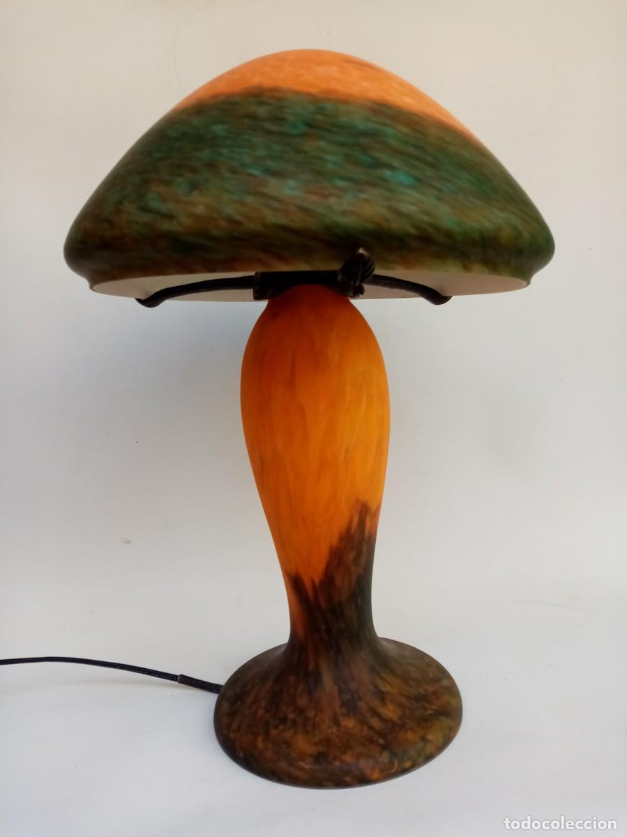 Antig&uuml;edades: lampara de mesa- - Foto 1