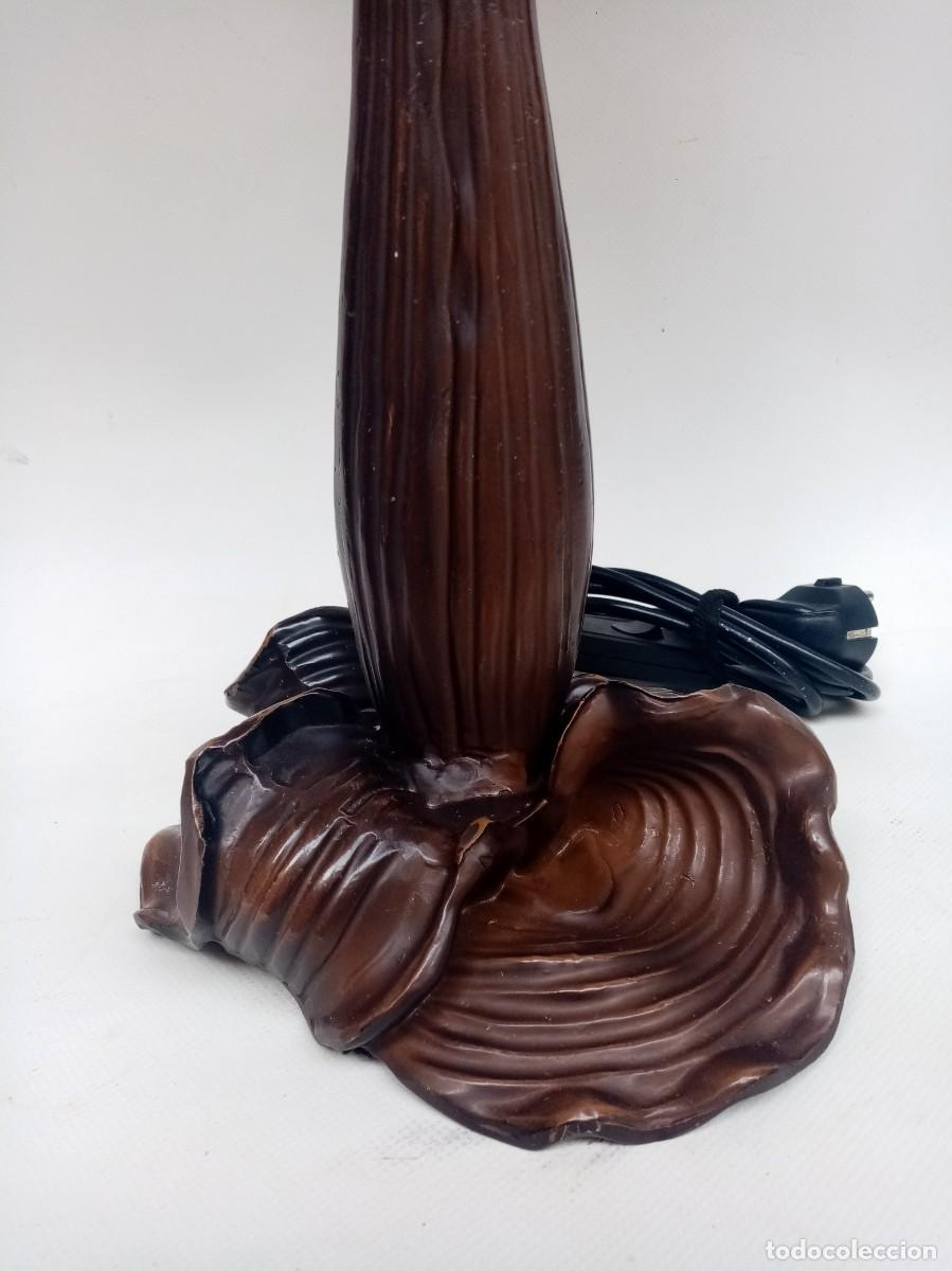 Antig&uuml;edades: lampara de mesa- - Foto 3