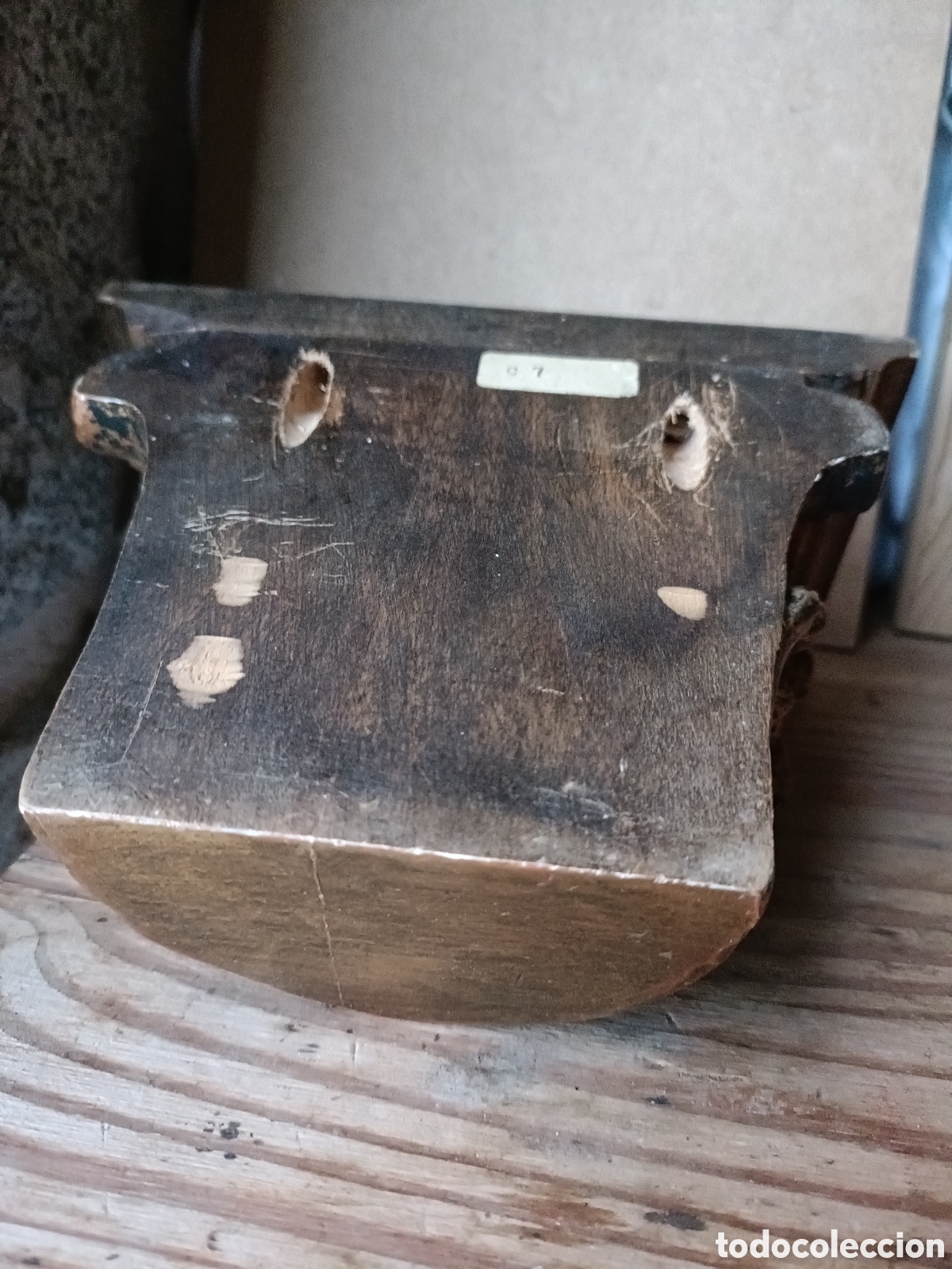 Antig&uuml;edades: Mensula madera maciza - Foto 4