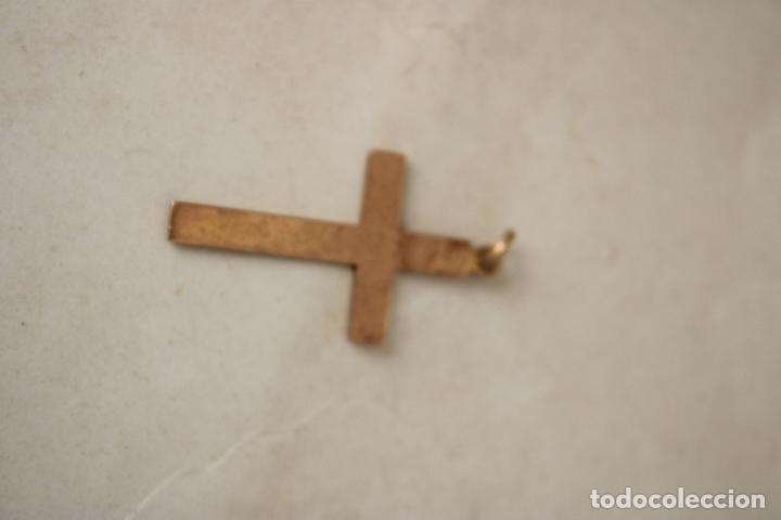 Antig&uuml;edades: cruz de oro 9ct - Foto 2