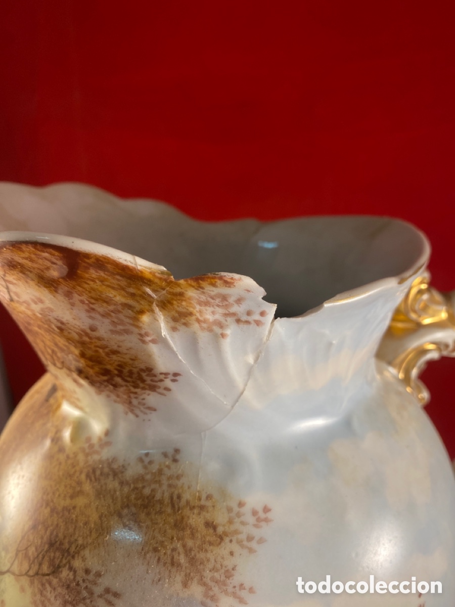 Antig&uuml;edades: GRAN JARR&Oacute;N DE PORCELANA - Foto 2