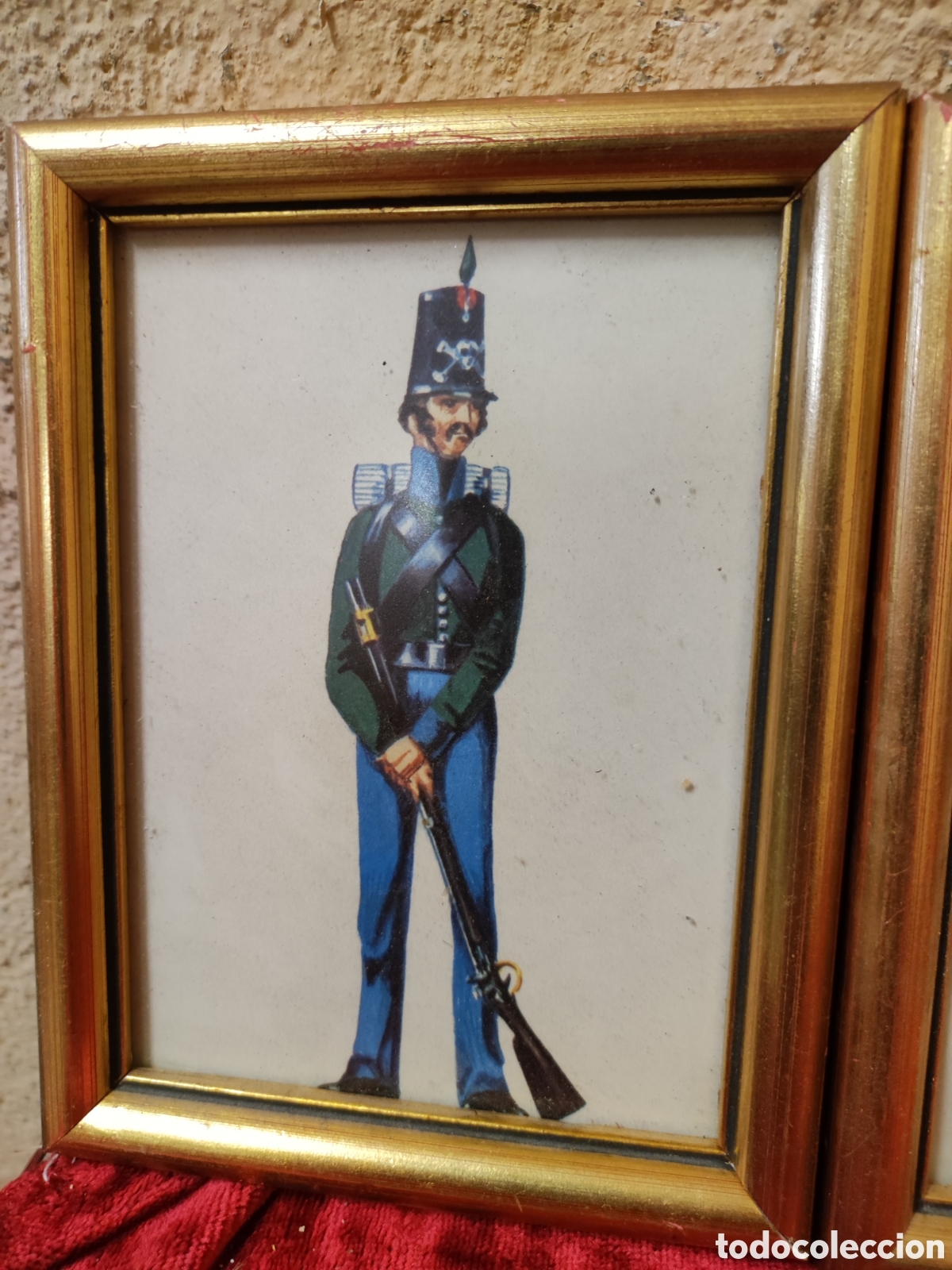 Antig&uuml;edades: 5 cuadritos militares - Foto 2