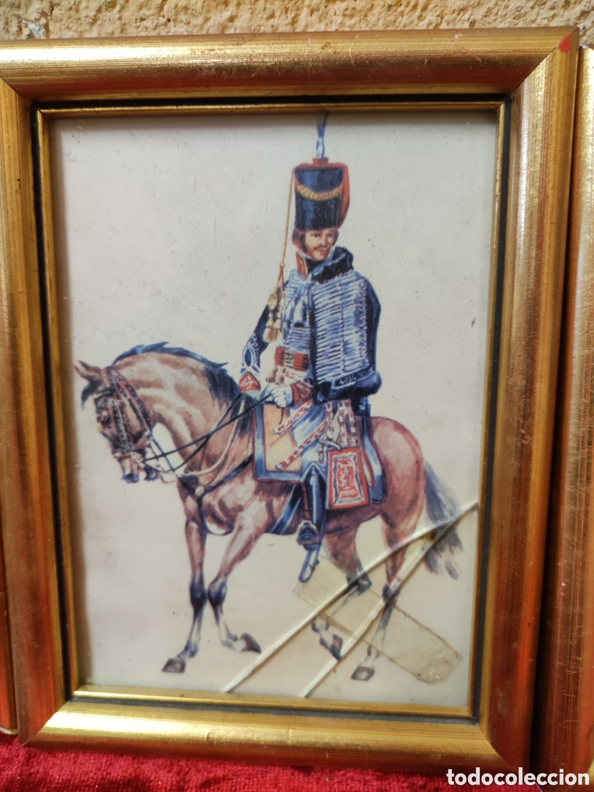 Antig&uuml;edades: 5 cuadritos militares - Foto 3