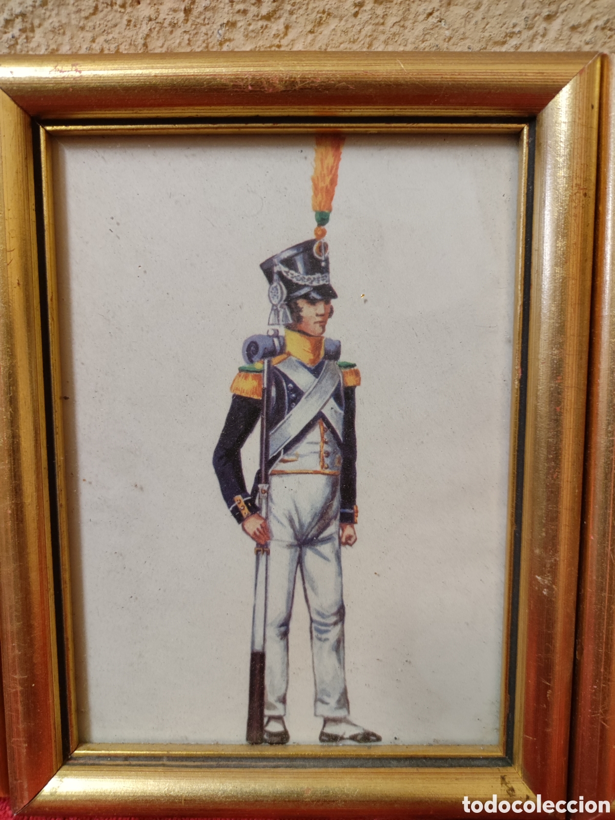 Antig&uuml;edades: 5 cuadritos militares - Foto 4