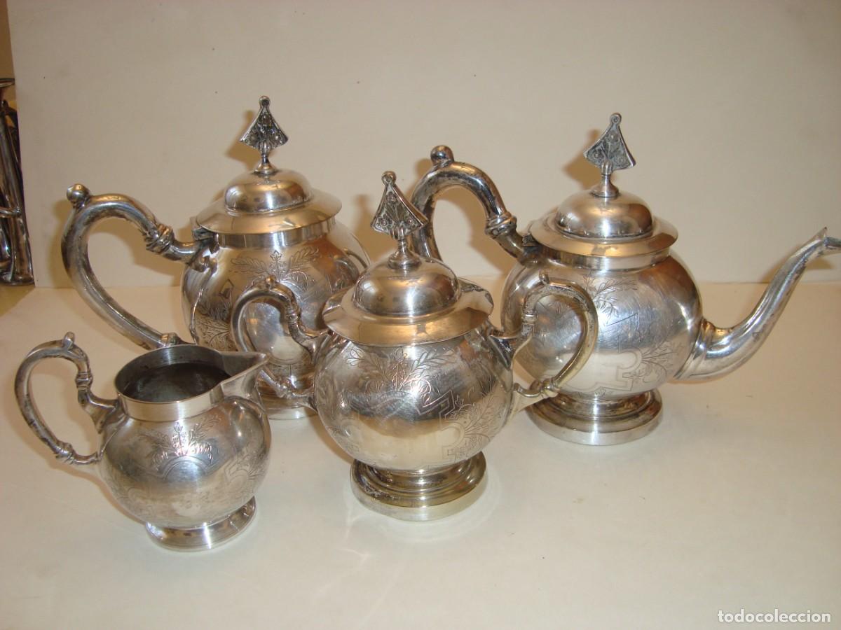 Antig&uuml;edades: Juego caf&eacute; y t&eacute; Casa Meneses - Foto 1
