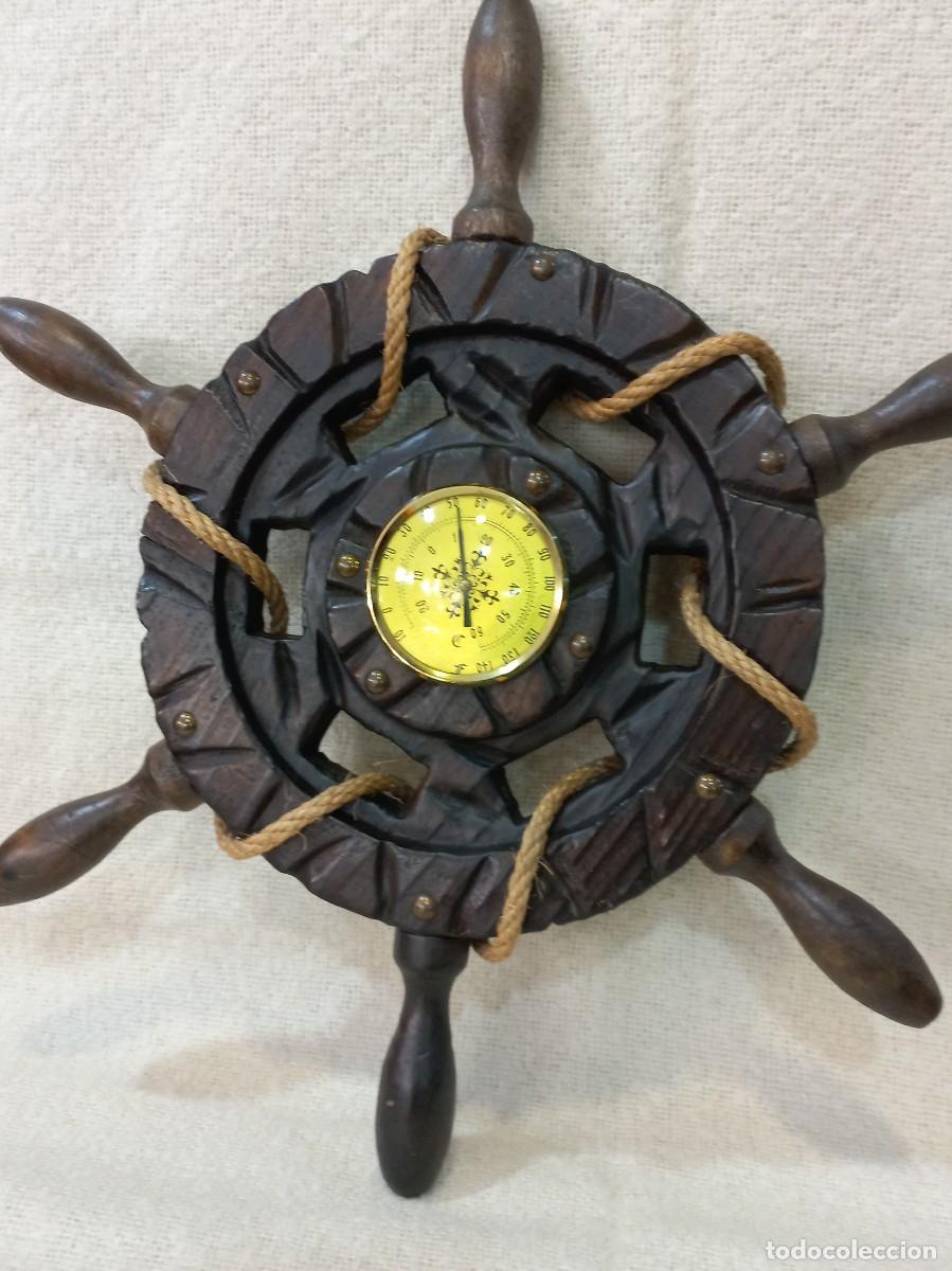 Antig&uuml;edades: TIM&Oacute;N-TERM&Oacute;METRO (madera) 43cm. G - Foto 1