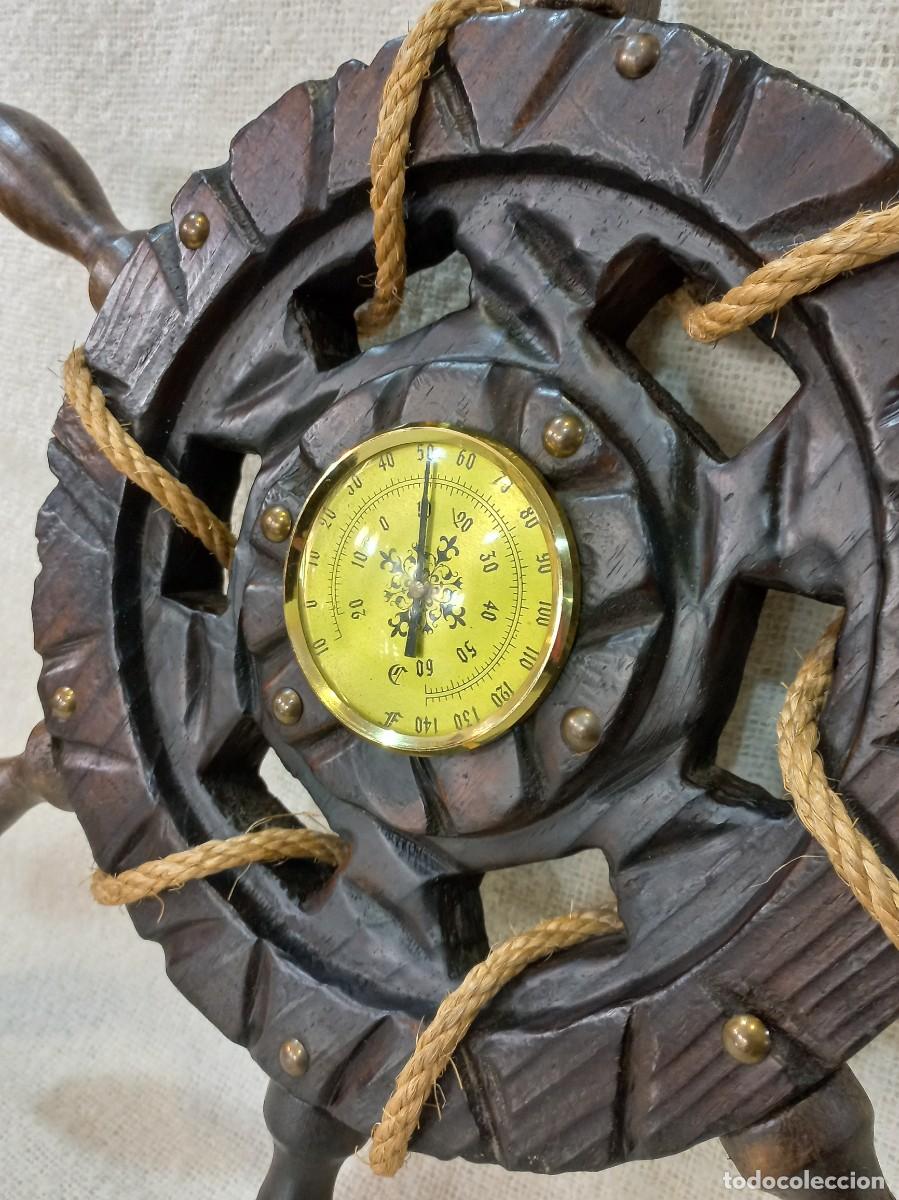 Antig&uuml;edades: TIM&Oacute;N-TERM&Oacute;METRO (madera) 43cm. G - Foto 2