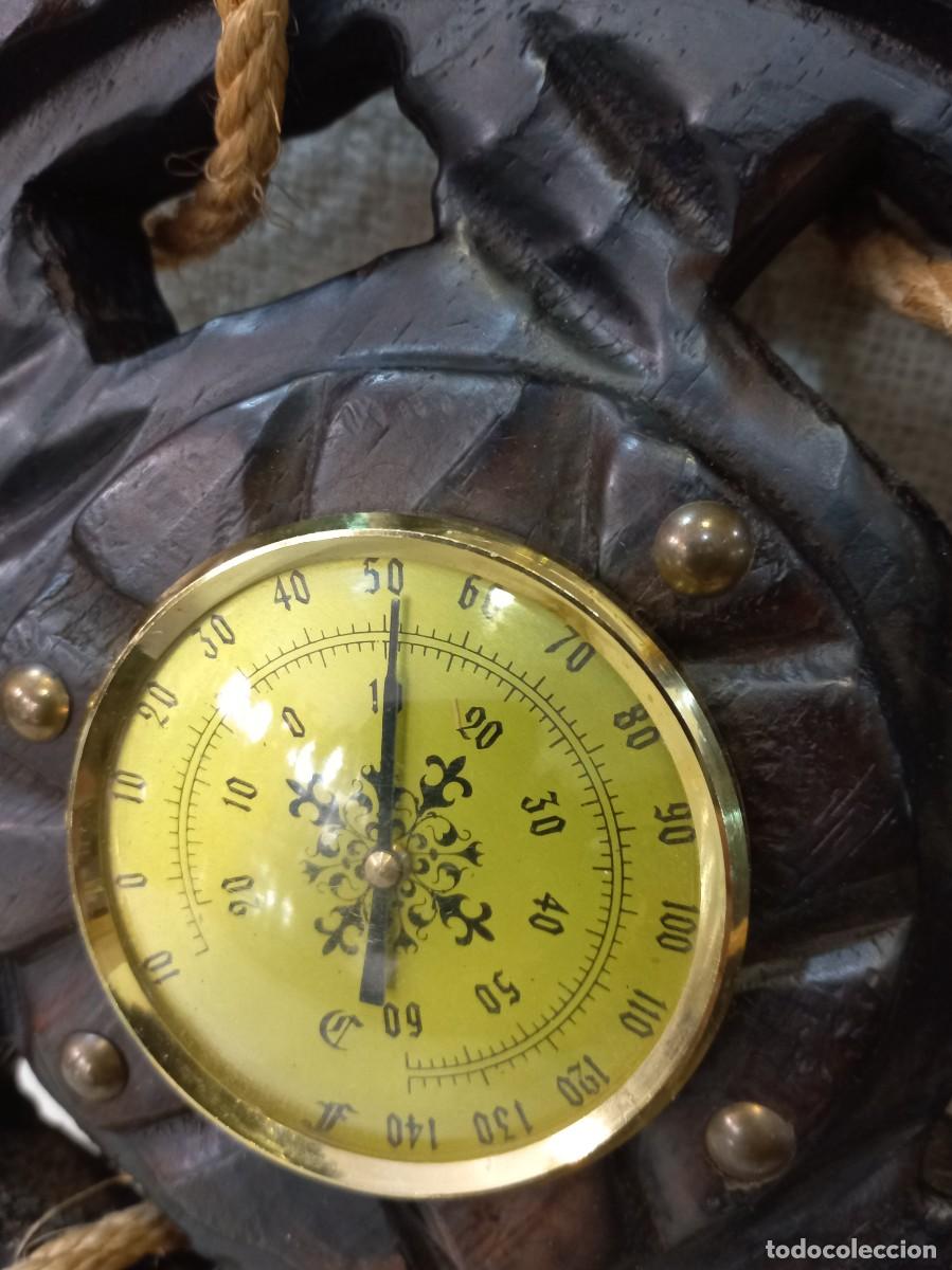 Antig&uuml;edades: TIM&Oacute;N-TERM&Oacute;METRO (madera) 43cm. G - Foto 3