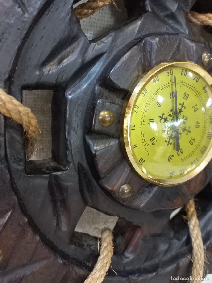 Antig&uuml;edades: TIM&Oacute;N-TERM&Oacute;METRO (madera) 43cm. G - Foto 5