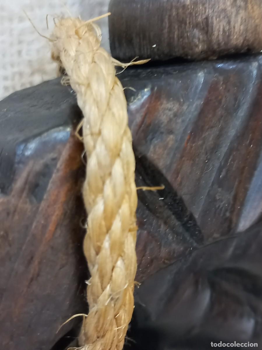 Antig&uuml;edades: TIM&Oacute;N-TERM&Oacute;METRO (madera) 43cm. G - Foto 8