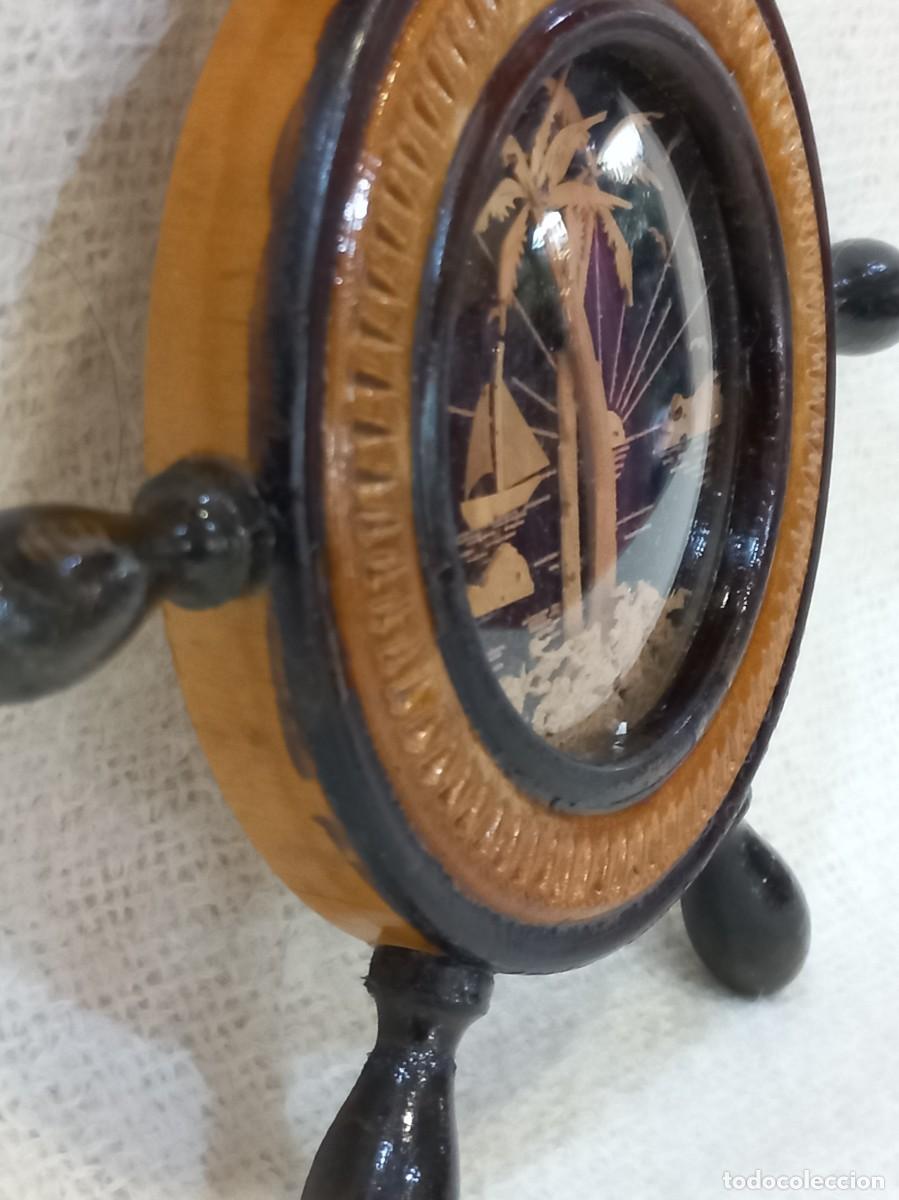 Antig&uuml;edades: TIM&Oacute;N (madera)17cm. PAISAJE CORCHO - Foto 4