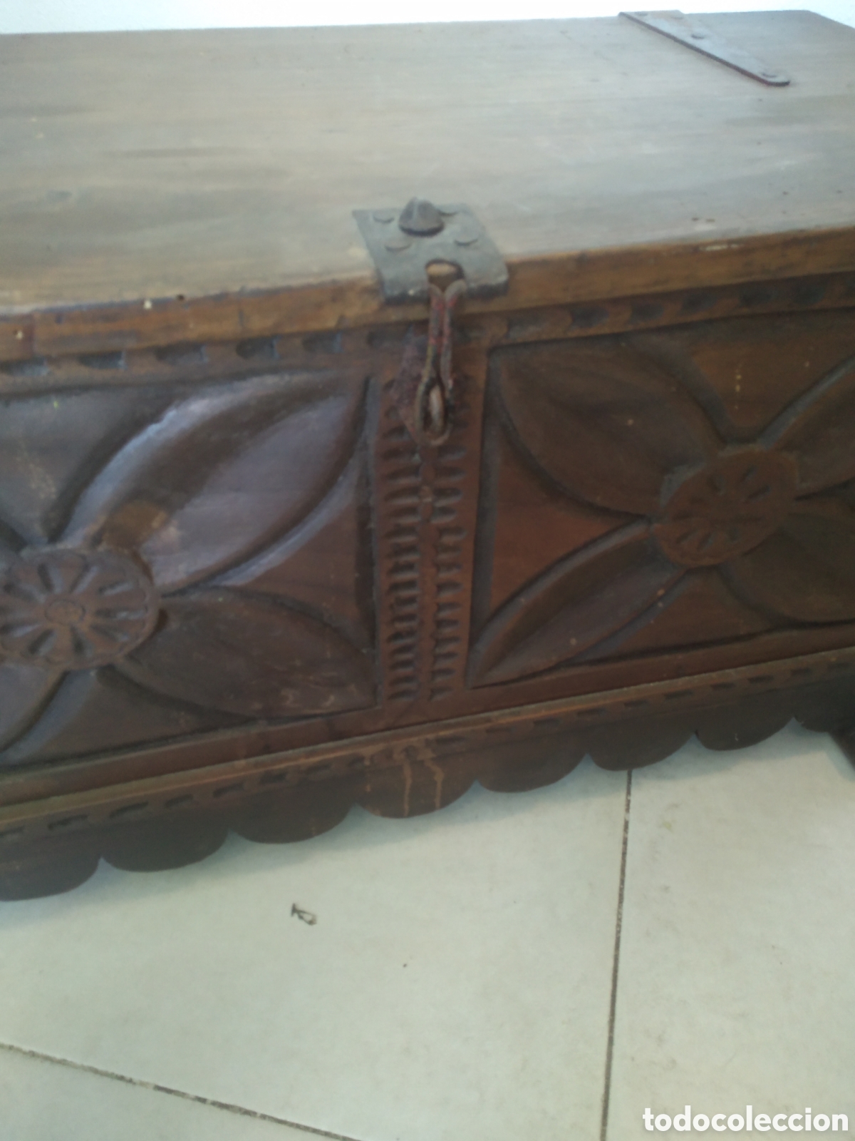 Antig&uuml;edades: Arca, ba&uacute;l d&eacute; madera - Foto 1