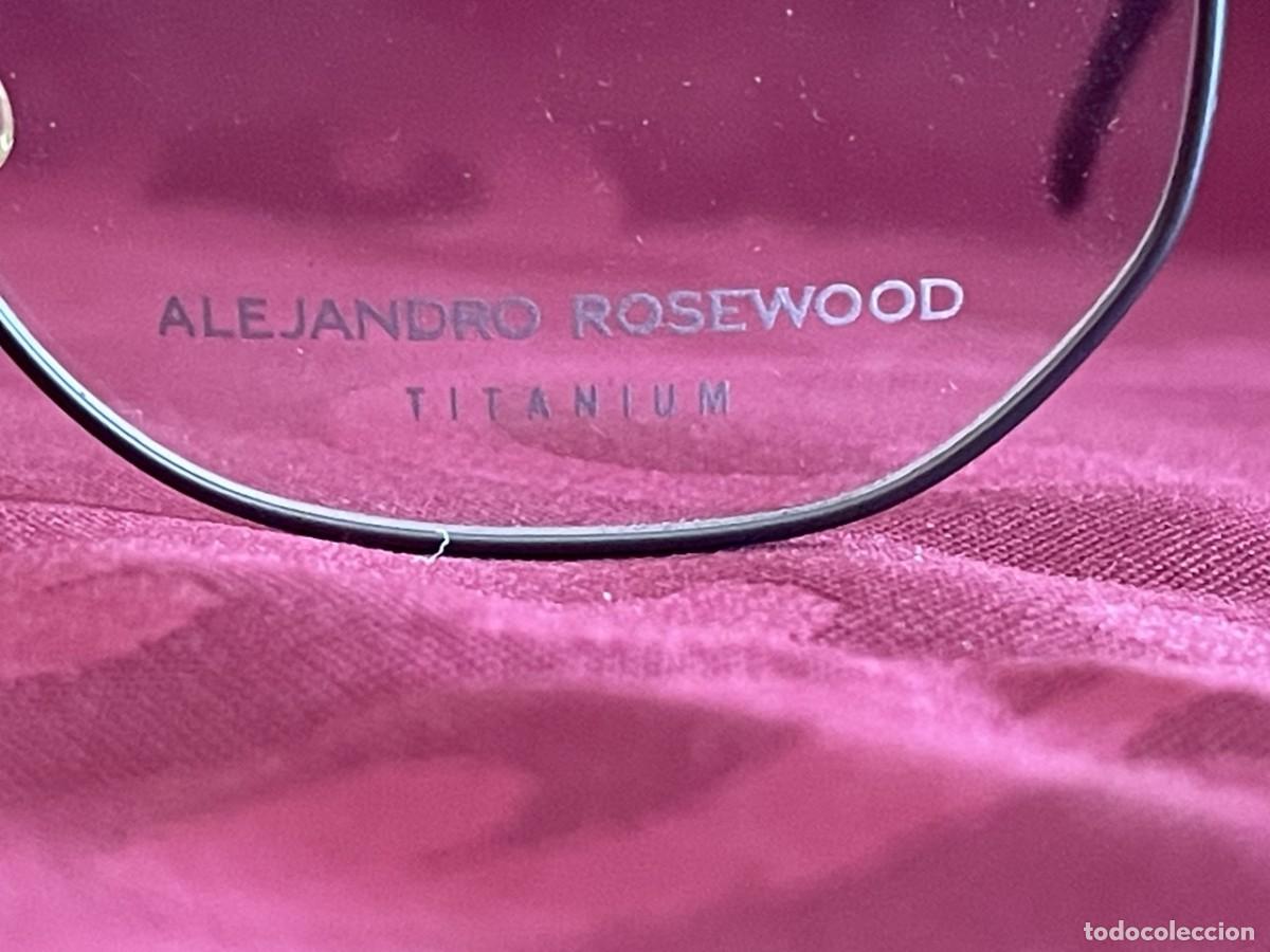 Antig&uuml;edades: Gafas Alejandro Rosewood Nuevas - Foto 4