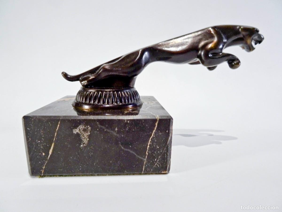 Antig&uuml;edades: EMBLEMA DE JAGUAR CAR MASCOT - Foto 4