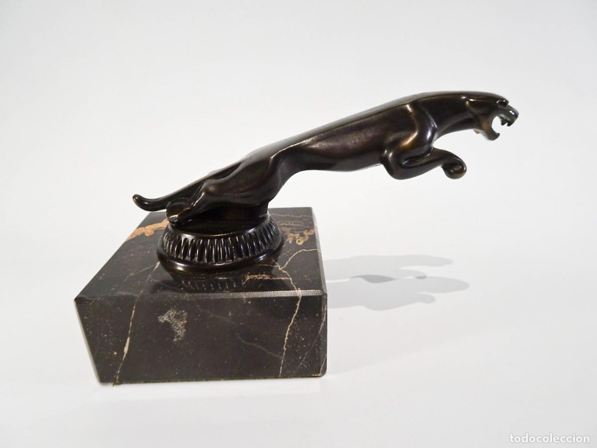 Antig&uuml;edades: EMBLEMA DE JAGUAR CAR MASCOT - Foto 1