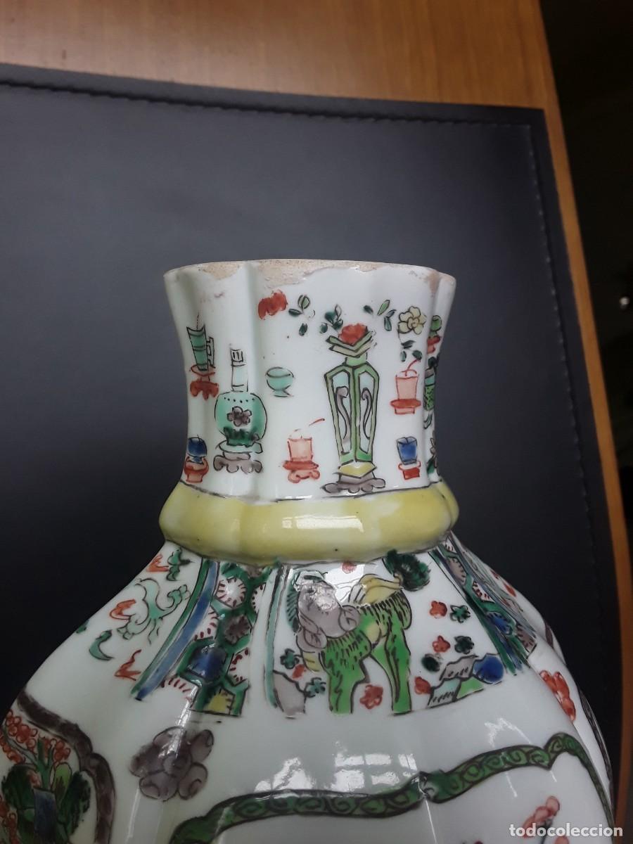 Antig&uuml;edades: 2 jarrones chinos buen estado - Foto 7