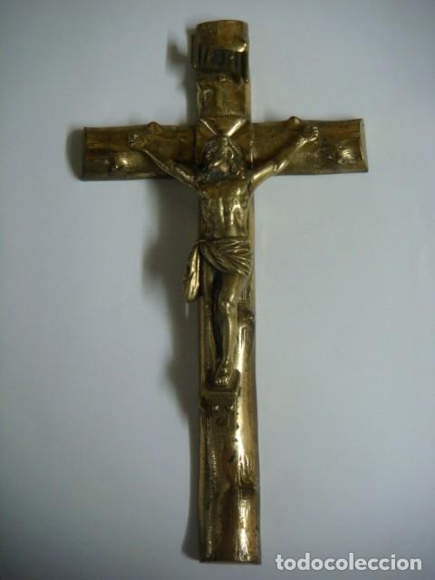Antig&uuml;edades: CRUCIFIJO EN BRONCE-(&) - Foto 3