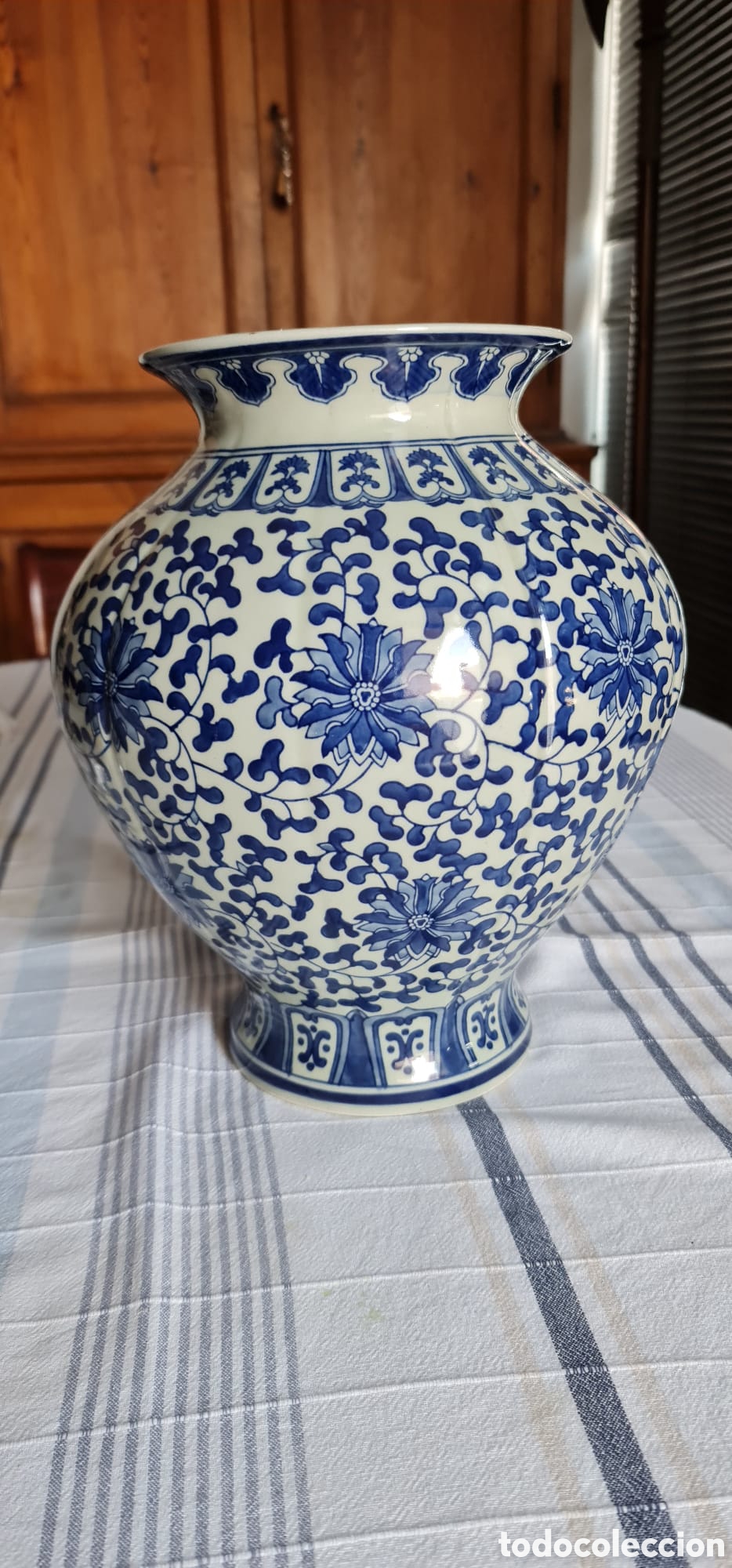 Antig&uuml;edades: Jarr&oacute;n chino en tonos azules - Foto 3