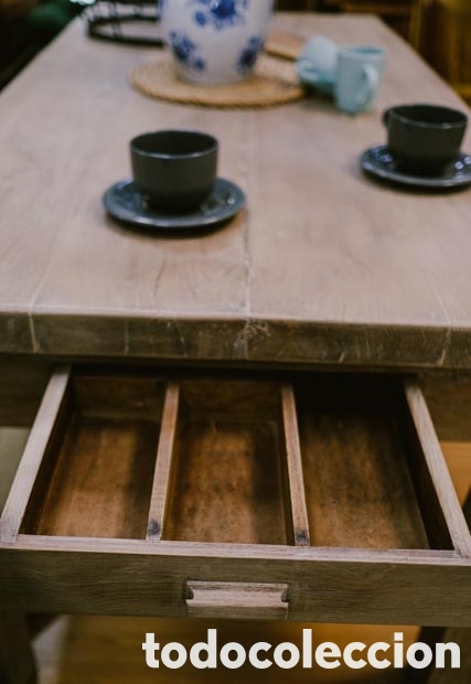 Antig&uuml;edades: Mesa de roble franc&eacute;s - Foto 3