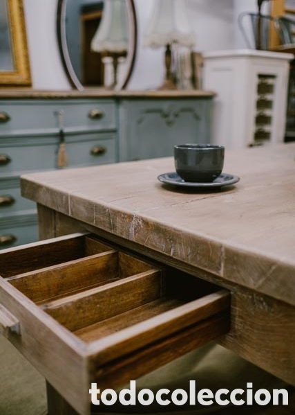 Antig&uuml;edades: Mesa de roble franc&eacute;s - Foto 5