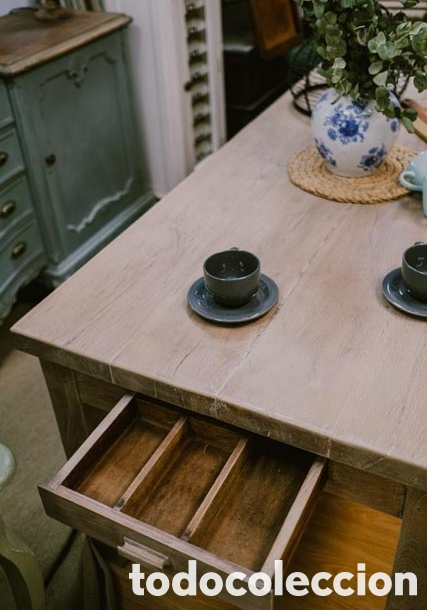 Antig&uuml;edades: Mesa de roble franc&eacute;s - Foto 6