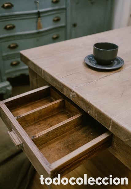 Antig&uuml;edades: Mesa de roble franc&eacute;s - Foto 7