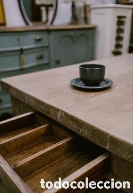 Antig&uuml;edades: Mesa de roble franc&eacute;s - Foto 8