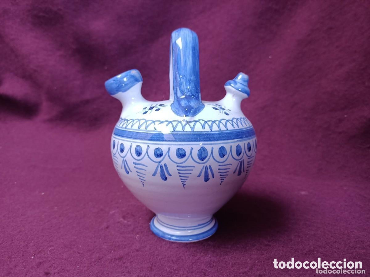 Antig&uuml;edades: BOTIJO DE TALAVERA PINTADO A MANO - Foto 7