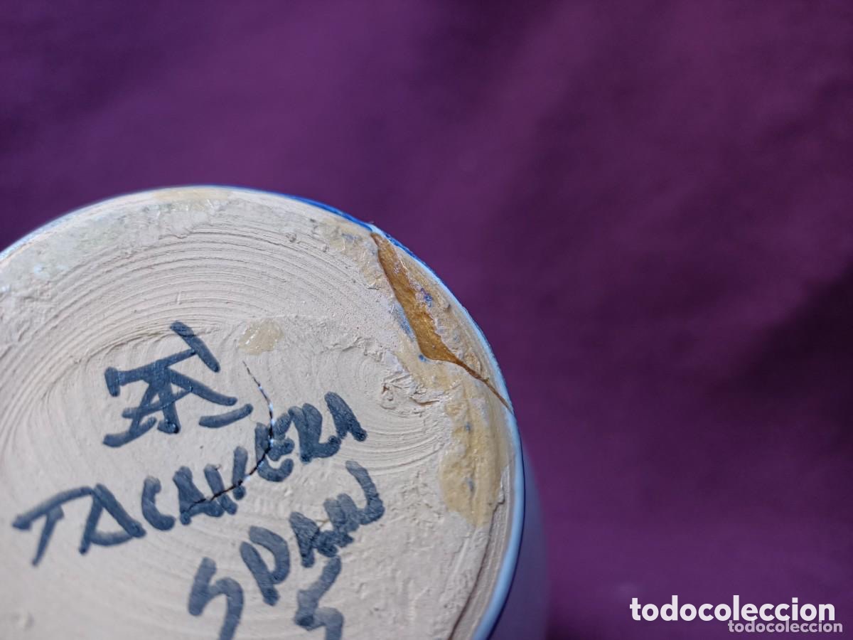 Antig&uuml;edades: BOTIJO DE TALAVERA PINTADO A MANO - Foto 13