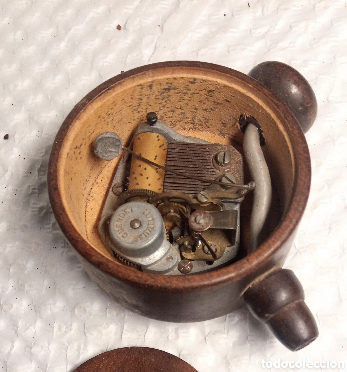 Antiques: a&ntilde;os 50 - mecanismo para caja de m&uacute;sica o aut&oacute;mata - Made in Switzerland (CUENDET) (swiss music box)