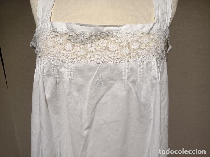 antiguo camisón blanco camisa de dormir de muje - Comprar Moda