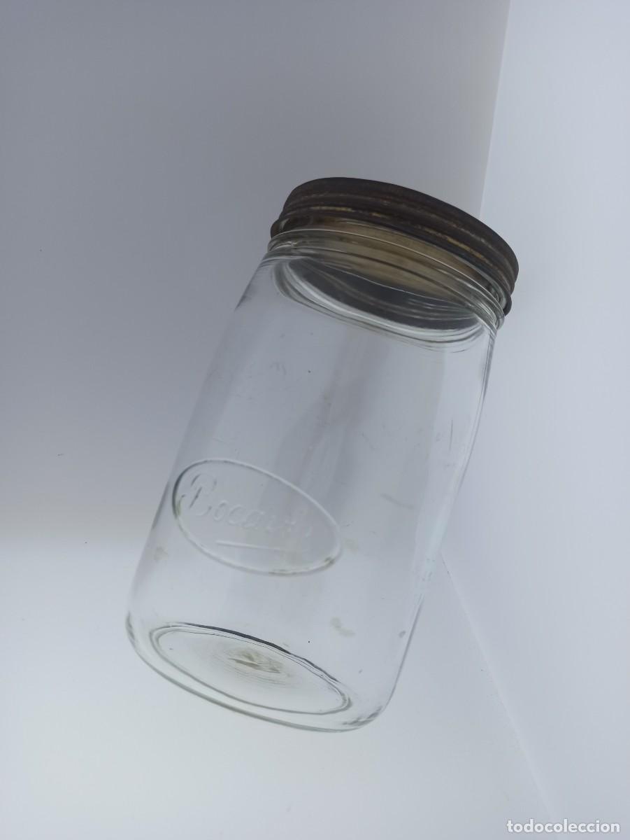 Antig&uuml;edades: Tarro de cristal Bocavis antiguo - Foto 5