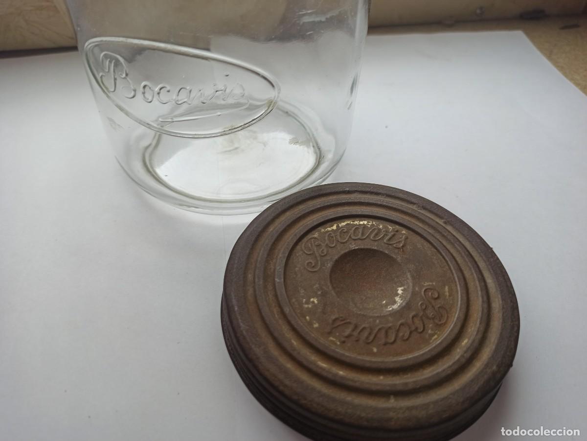 Antig&uuml;edades: Tarro de cristal Bocavis antiguo - Foto 6