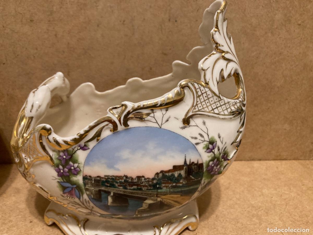 Antig&uuml;edades: Pareja de centros de Meissen - Foto 4