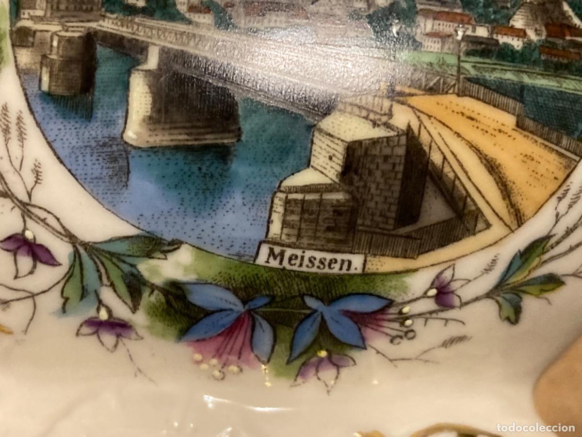 Antig&uuml;edades: Pareja de centros de Meissen - Foto 10