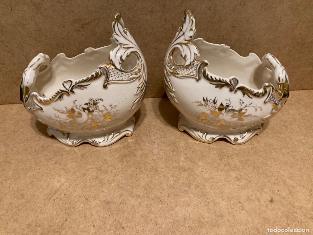 Antig&uuml;edades: Pareja de centros de Meissen - Foto 11