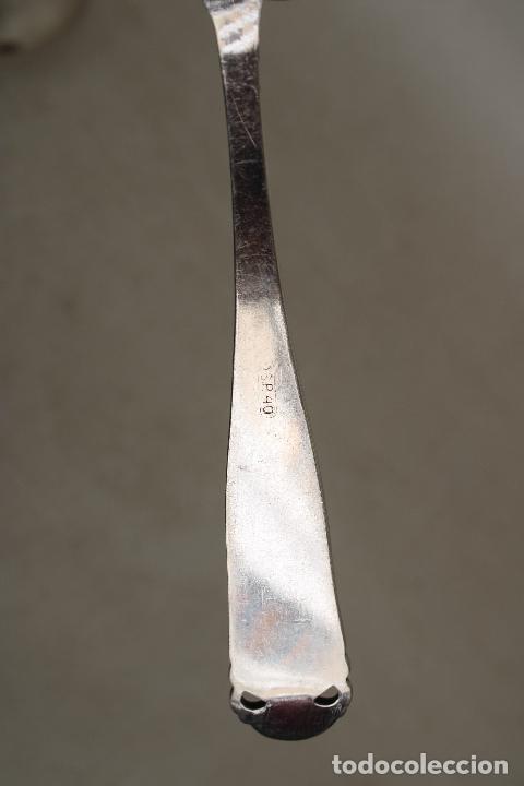 Antig&uuml;edades: 5 cucharas plateadas - Foto 5