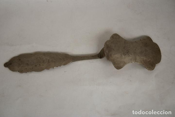 Antig&uuml;edades: pala de servir plateada - Foto 3