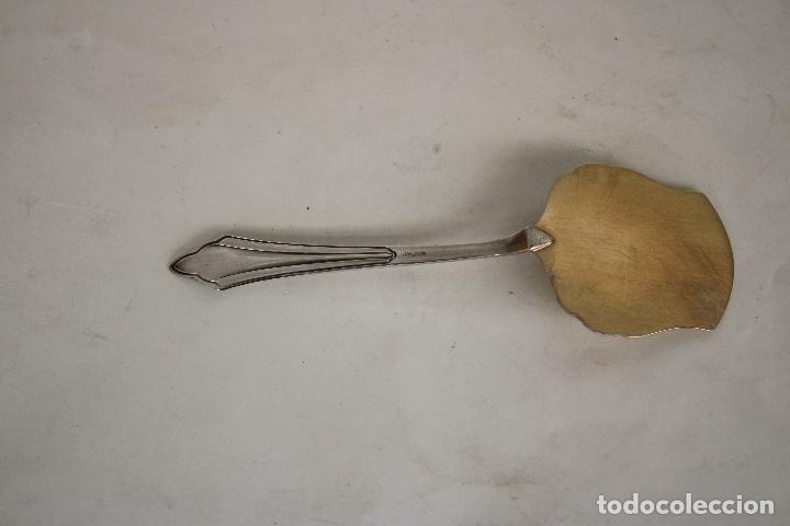 Antig&uuml;edades: pala de servir plateada - Foto 2