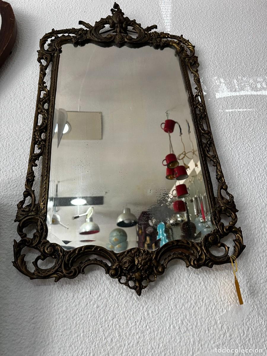 Antig&uuml;edades: ESPEJO BRONCE PORTUGU&Eacute;S - Foto 3