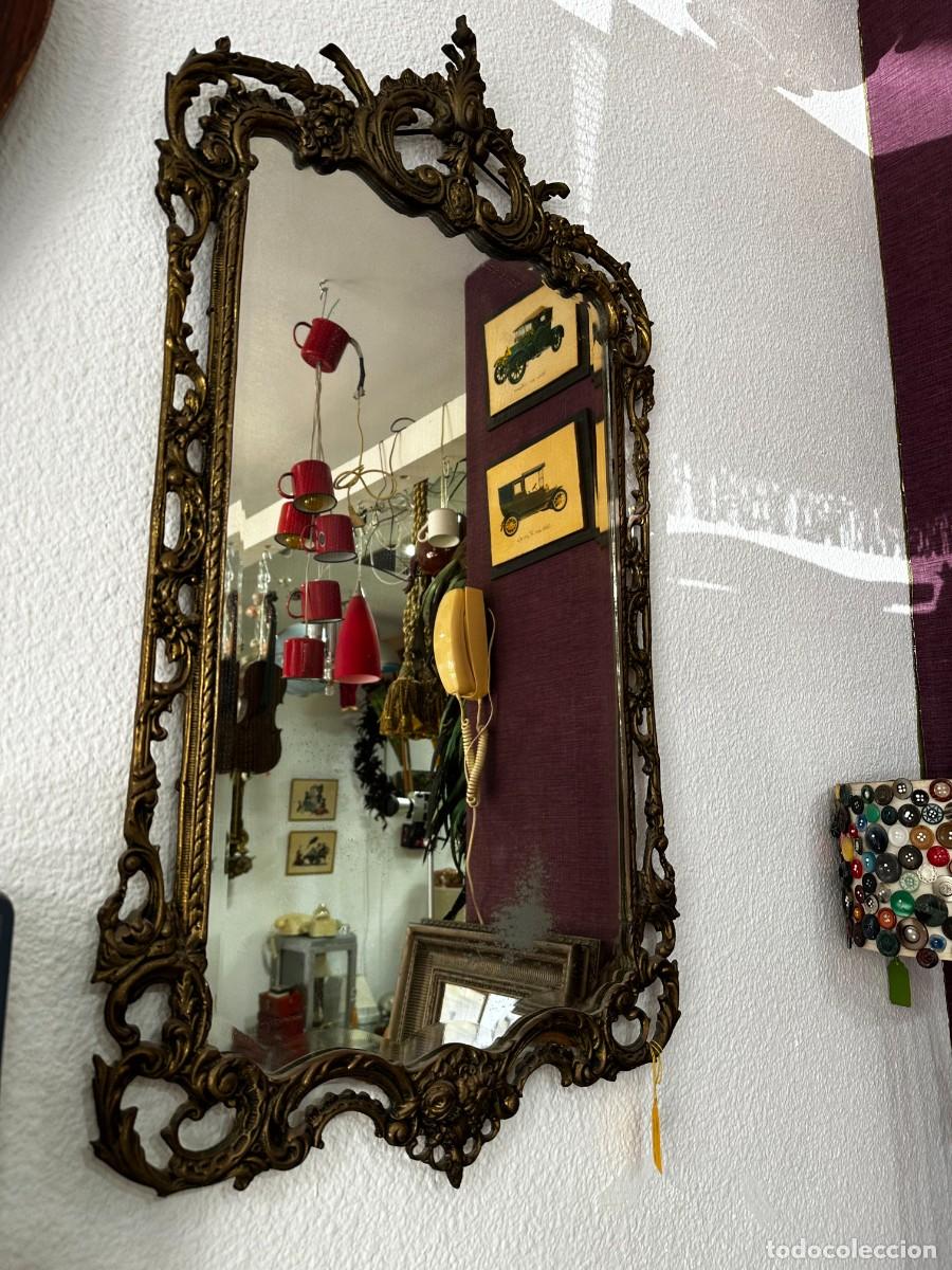 Antig&uuml;edades: ESPEJO BRONCE PORTUGU&Eacute;S - Foto 5