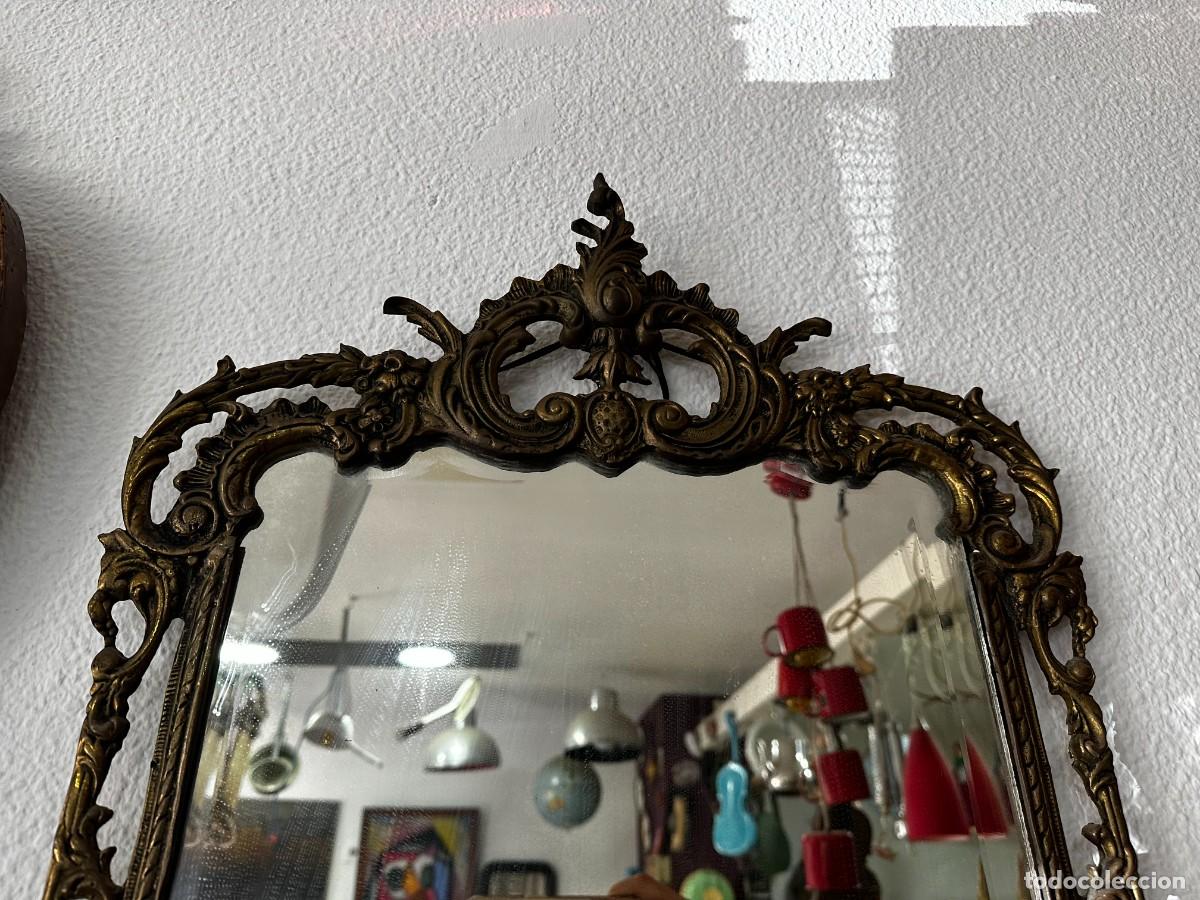 Antig&uuml;edades: ESPEJO BRONCE PORTUGU&Eacute;S - Foto 7