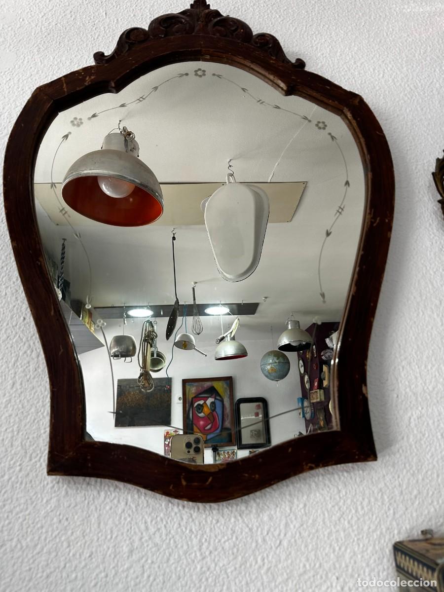 Antig&uuml;edades: ESPEJO MADERA - Foto 1