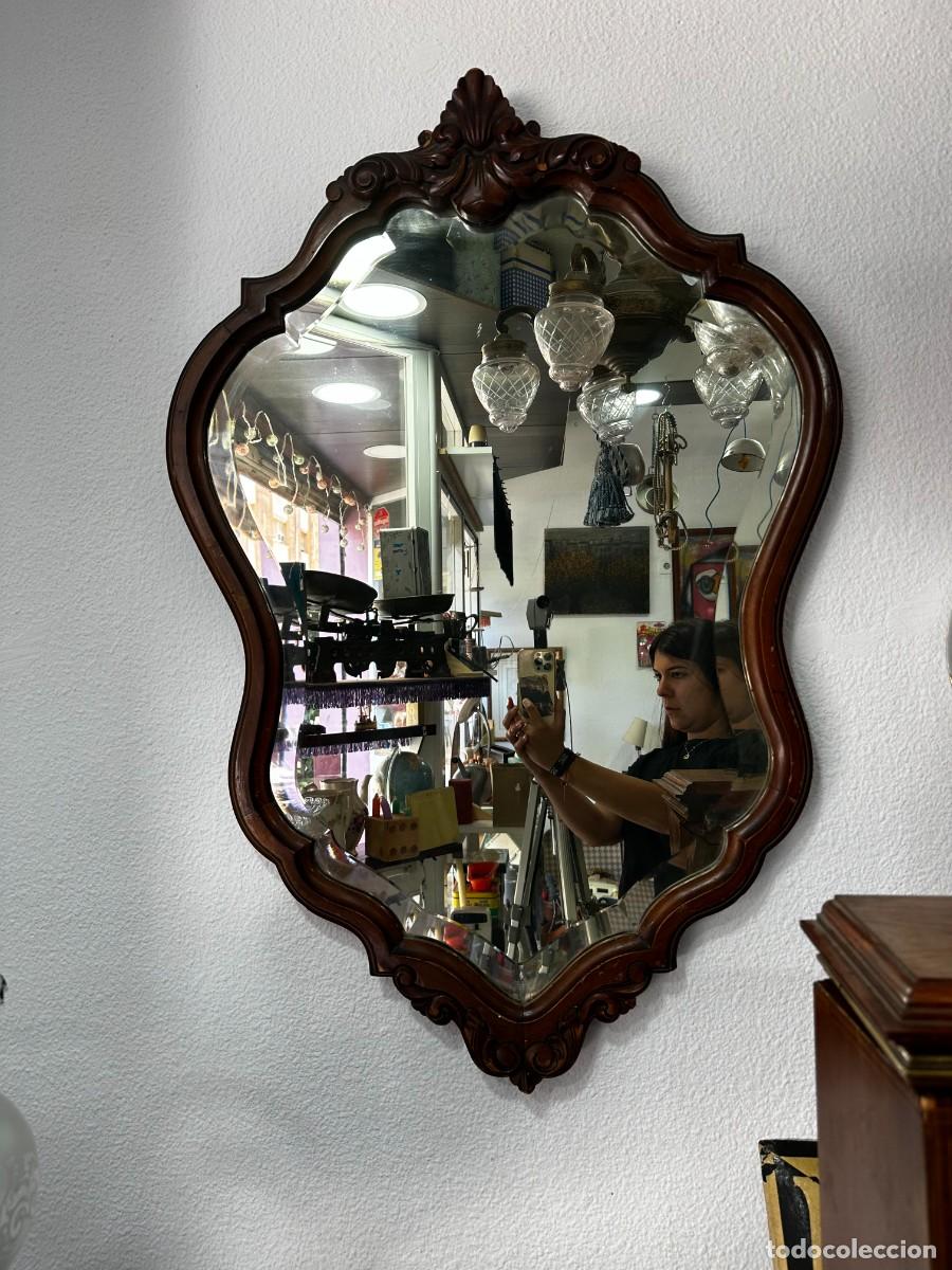 Antig&uuml;edades: ESPEJO MADERA - Foto 1
