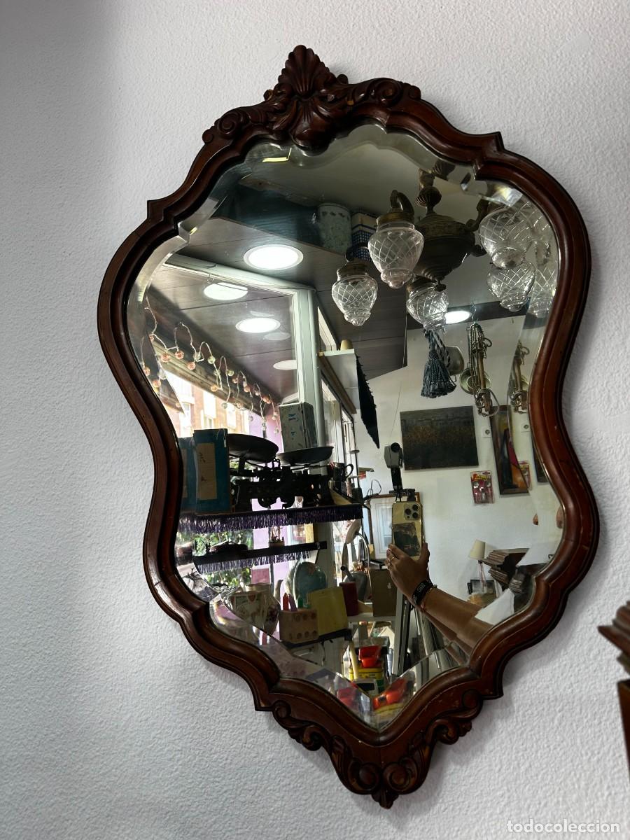 Antig&uuml;edades: ESPEJO MADERA - Foto 3