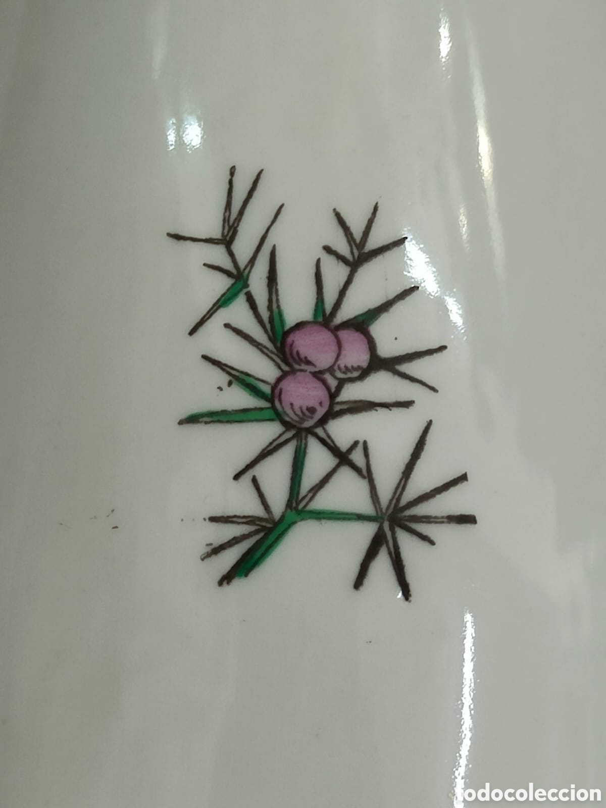 Antig&uuml;edades: 2 floreros de porcelana - Foto 4