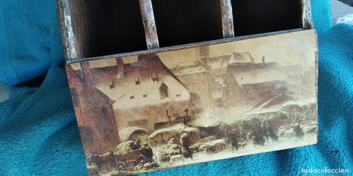 Antig&uuml;edades: ARCHIVADOR DE MADERA - Foto 3