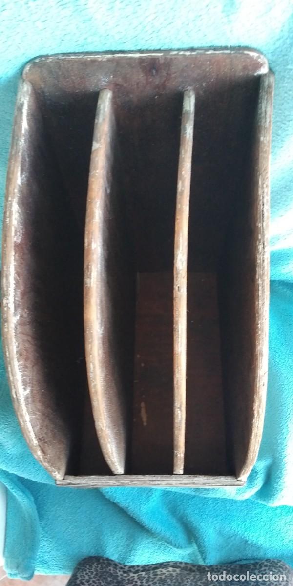 Antig&uuml;edades: ARCHIVADOR DE MADERA - Foto 8