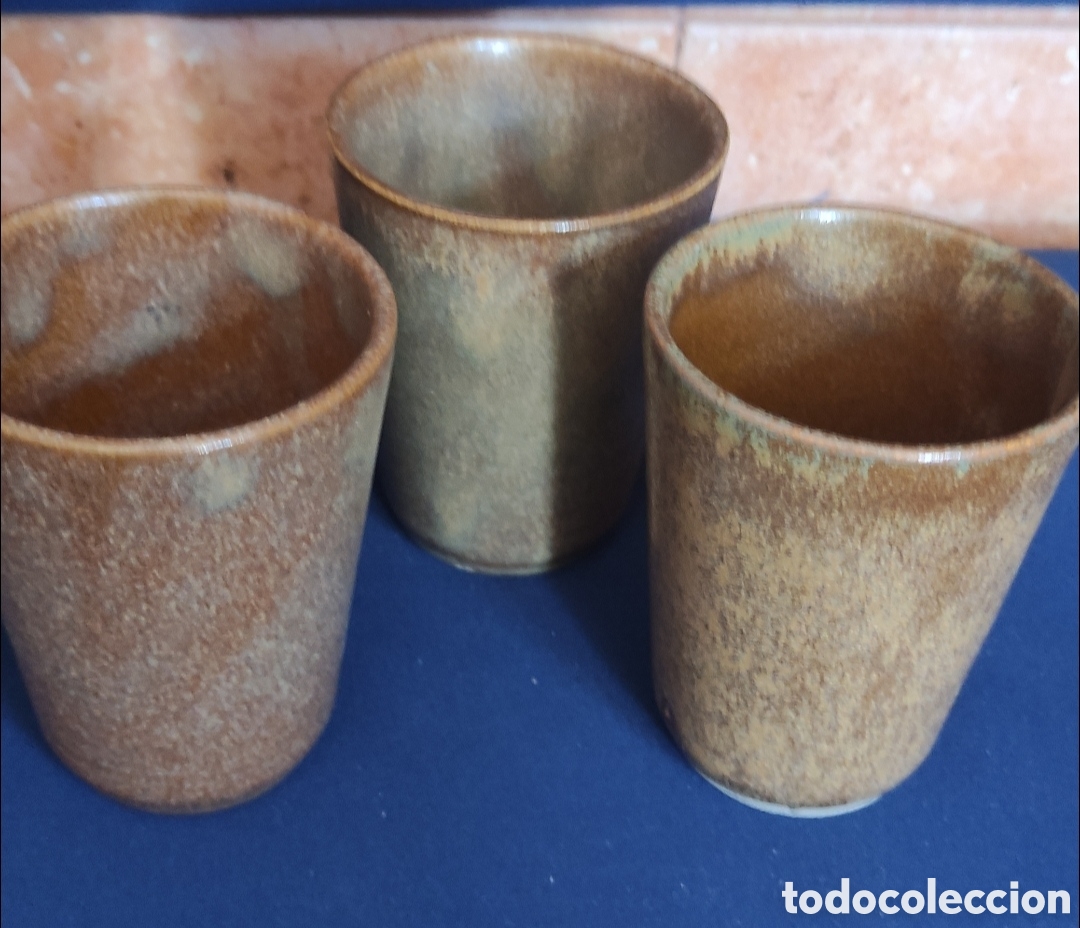 Antig&uuml;edades: CONJUNTO DE VASOS DE VINO - Foto 2